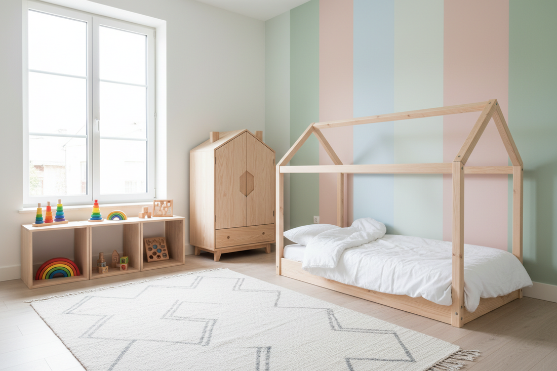 Skandinavski minimalizam u dječjoj sobi: Manje je više