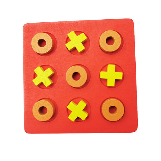 Wooden Tic Tac Toe Children's Educational Toy-1