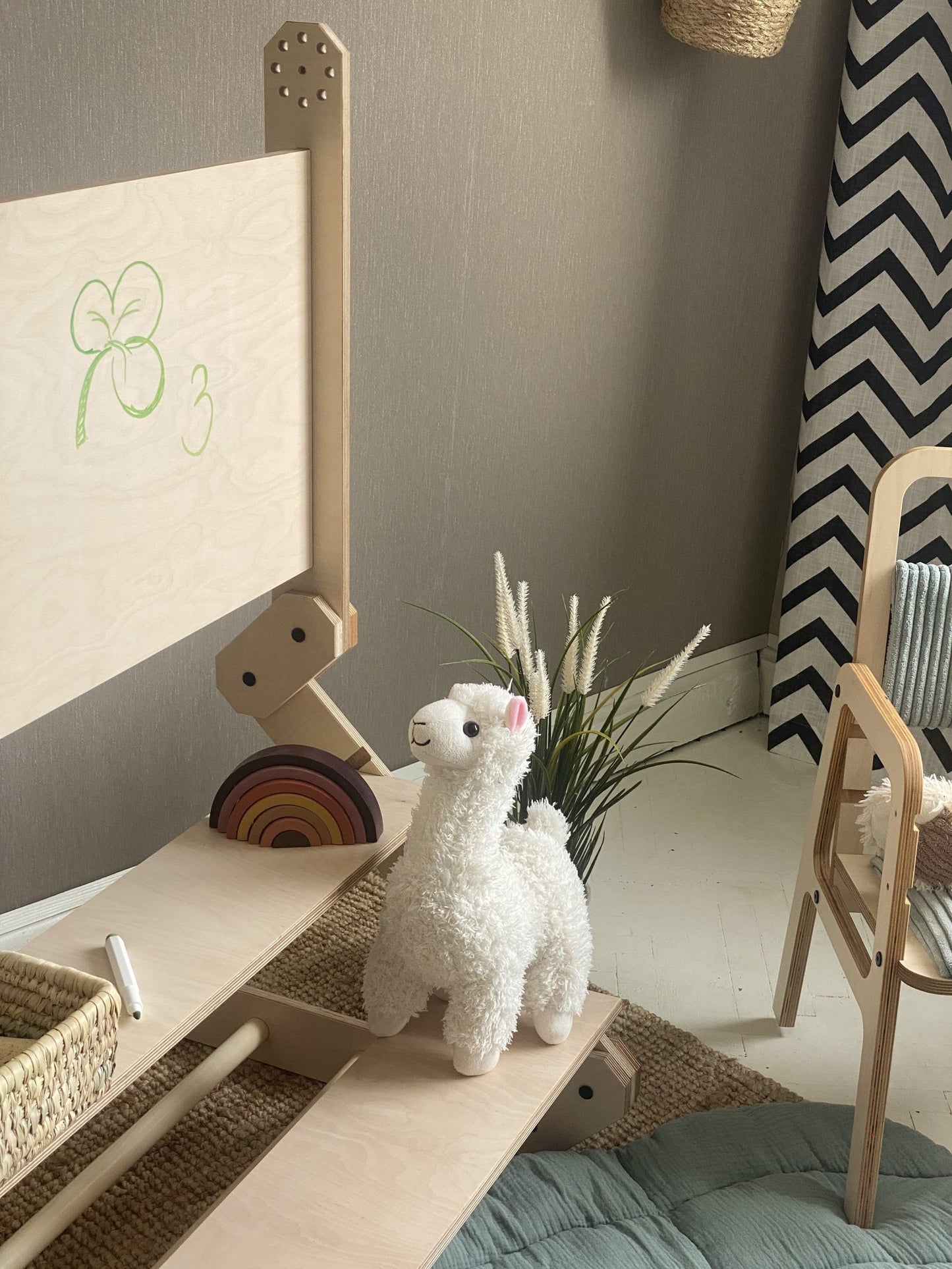 Montessori Climbing Set / Table / Drawing Board NABU