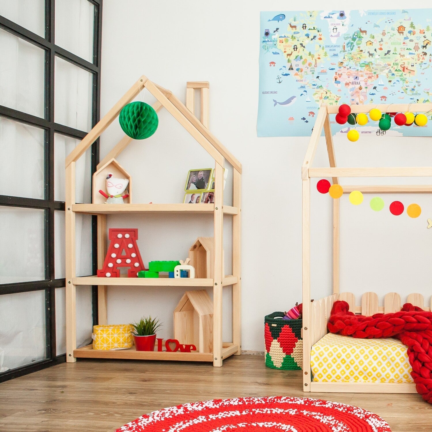 House Shaped Shelf For Kids