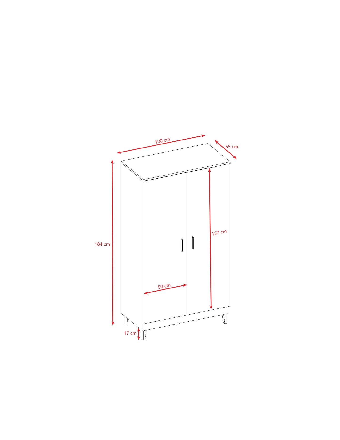 Wardrobe Kubi - Cashmere